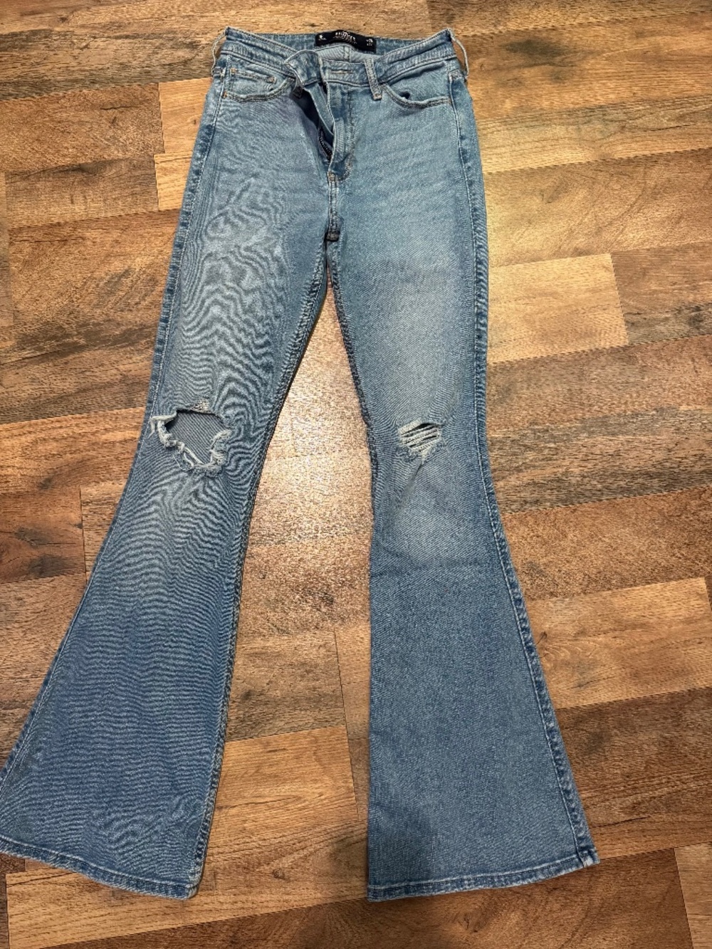 Hollister Flare Distressed Jeans